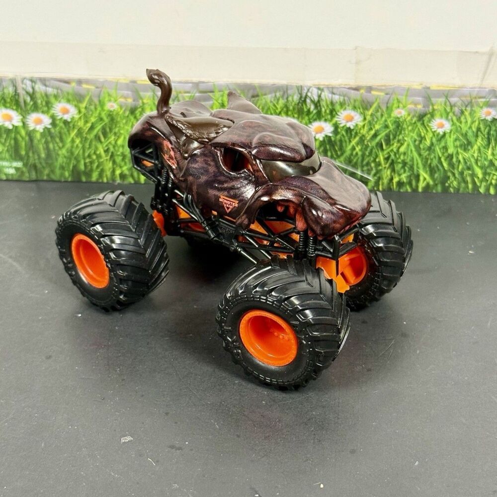 Custom Monster Jam Truck Night Storm Halloween Edition 1:64 Scale Black Orange